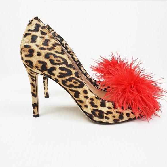 Sam Edelman Shoes - NWOB Sam Edelman Haide Leopard & Pom Pom Pumps